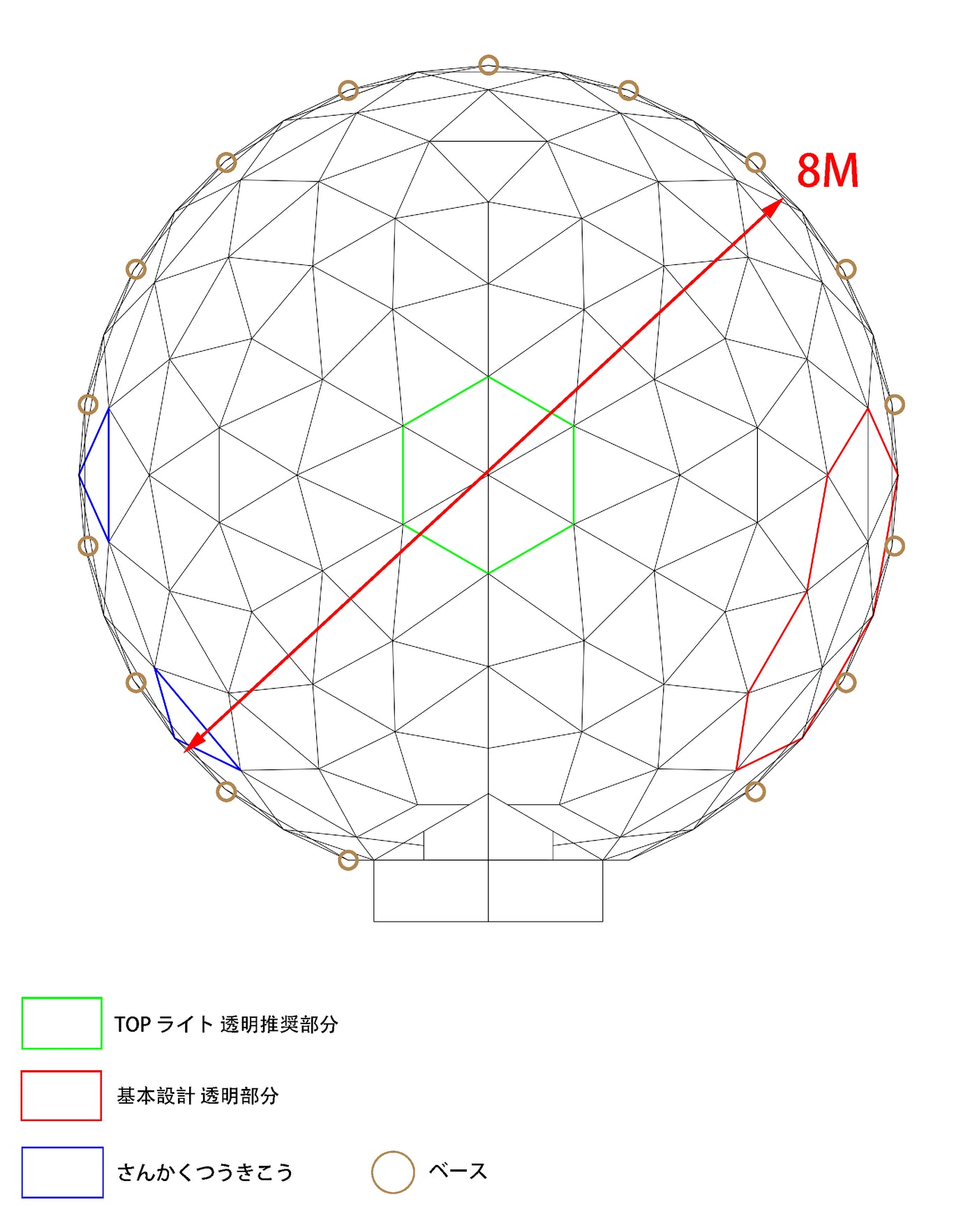 Glamping Brothers TRIANGLE DOME (8m～)